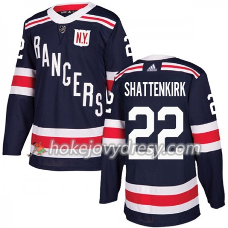 Pánské Hokejový Dres New York Rangers Kevin Shattenkirk 22 2018 Winter Classic Adidas Modrá Authentic